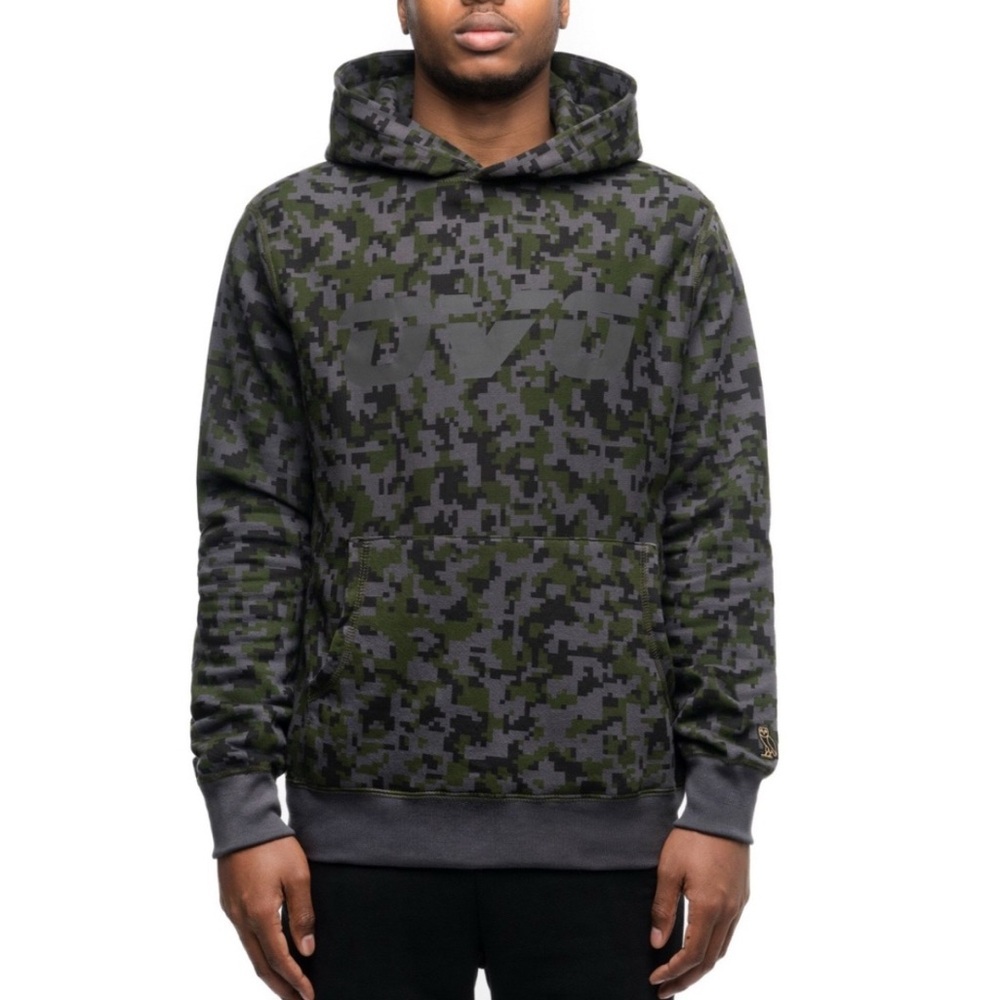 OVO Green Camouflage‎ Hoodie